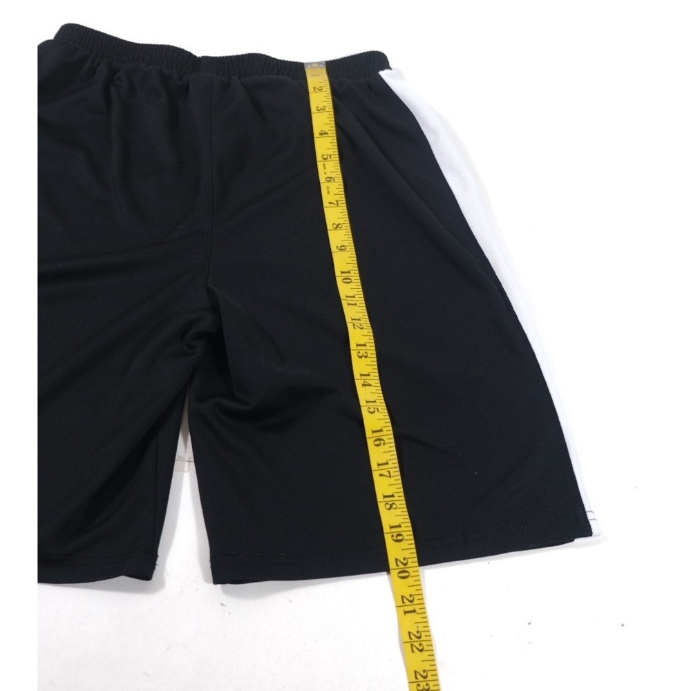 Hurley Shorts Kids XL Black Mesh Basketball Athletic Side Stripe Logo - Picture 4 of 8
